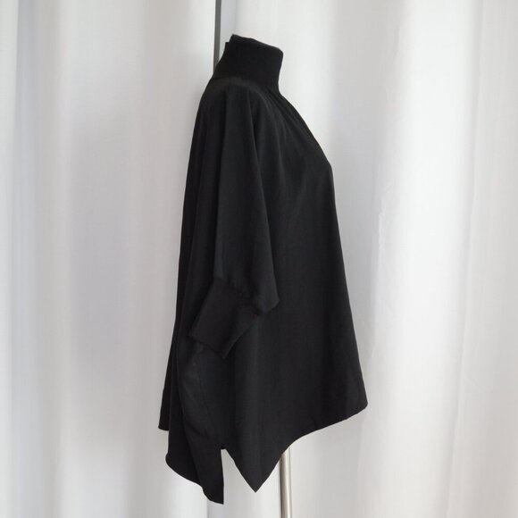Aritzia Babaton Hamish Turtleneck Top Black Sz S - Picture 3 of 8